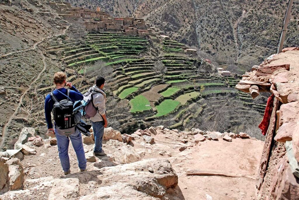 Atlas Mountains landscape in Morocco