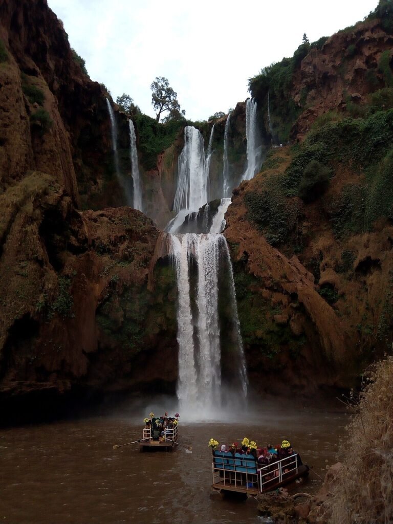 Ouzoud waterfalls in Morocco